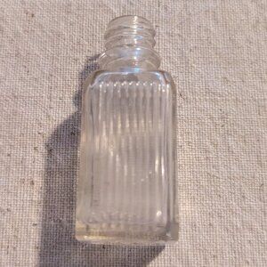 Antique Cutex glass bottle
